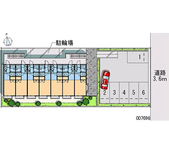 ★手数料０円★名古屋市港区小賀須　月極駐車場（LP）